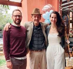 Nilda e Antônio reunidos com os filhos Vinícius, Matheus e Veridiana